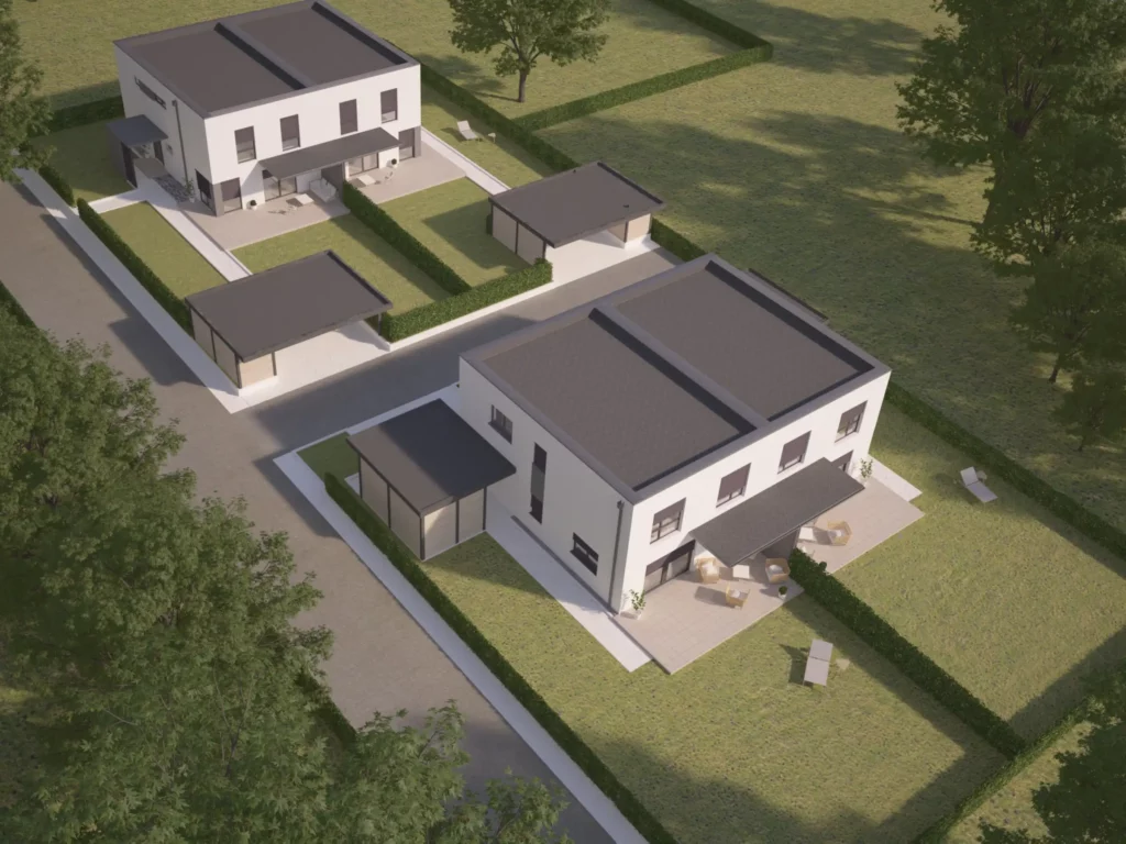 Doppelhaushälften und Zweifamilienhaus Putzleinsdorf